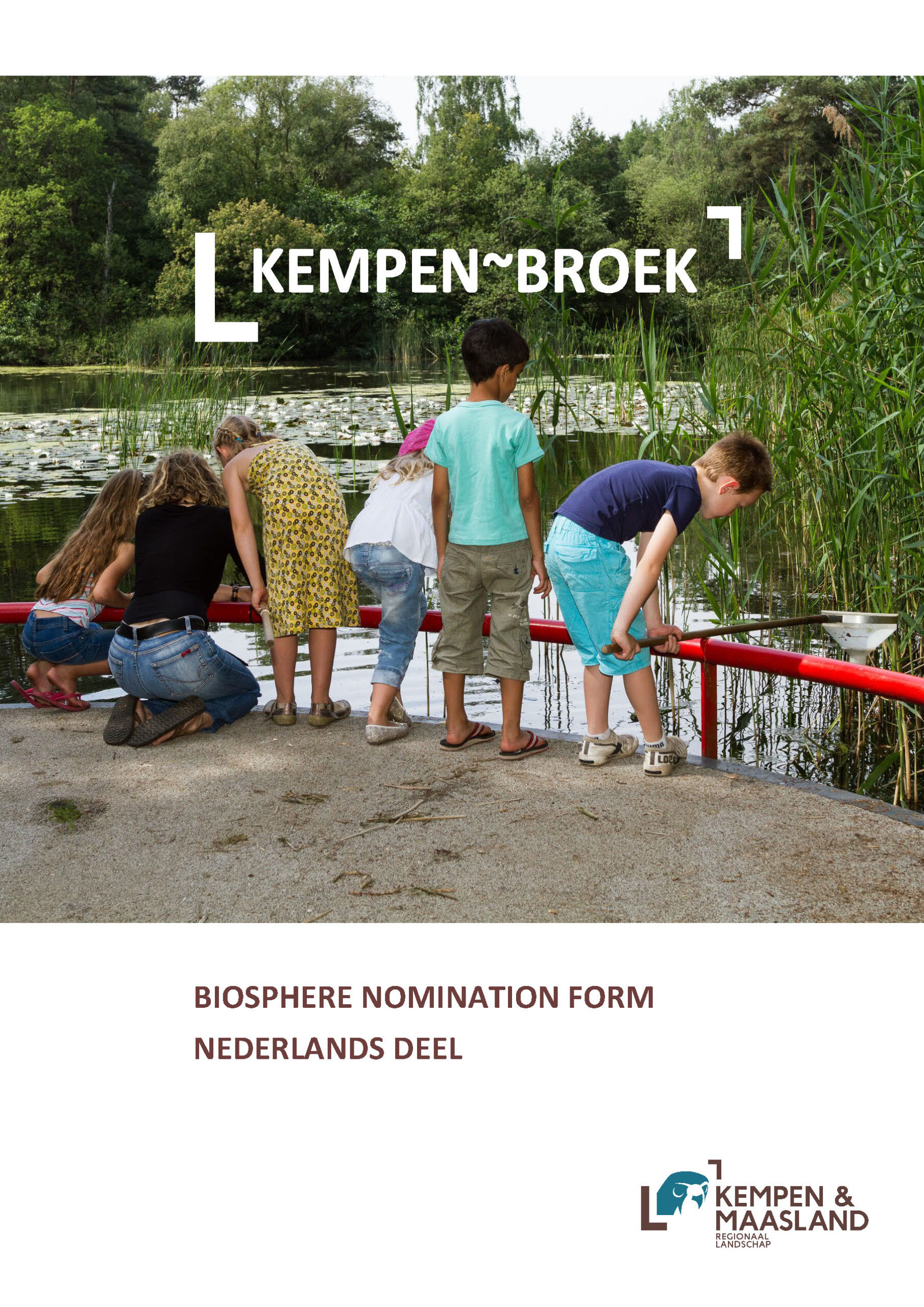 Cover Unesco aanvraagdossier voor het Nederlandse deel